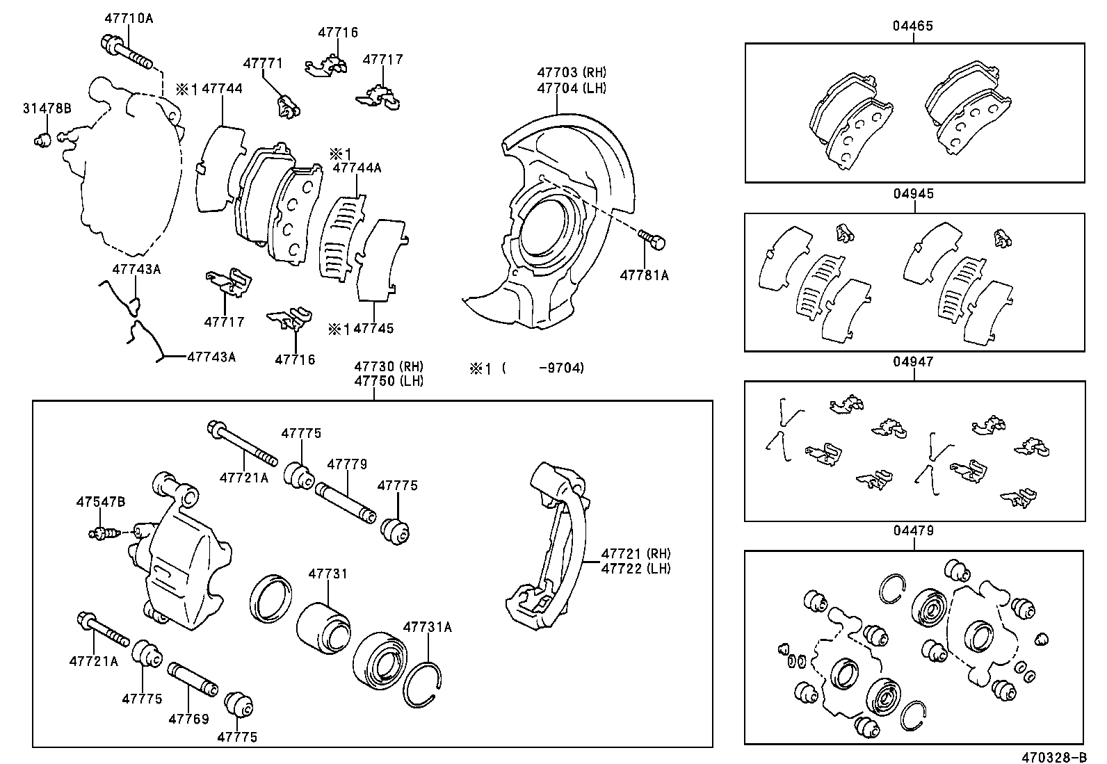 47781-12220 COVER SUB-ASSY, DISC BRAKE DUST, FRONT RH product image