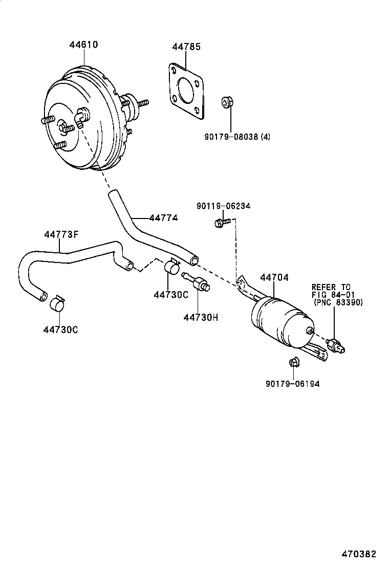 44610-2D800 BOOSTER ASSY, BRAKE product image