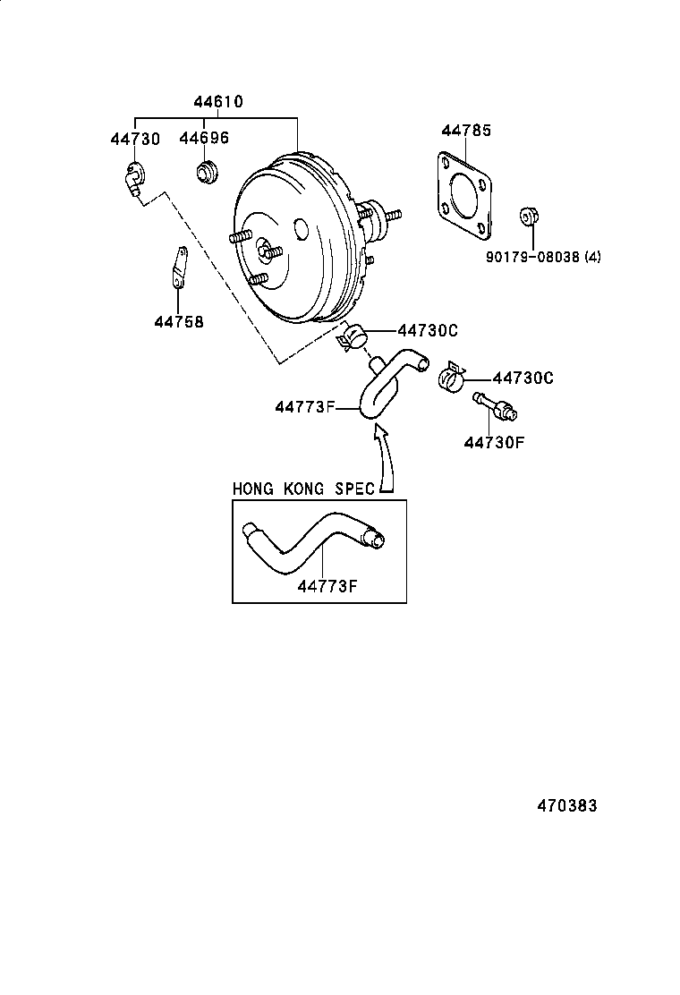 44610-2D750 BOOSTER ASSY, BRAKE product image