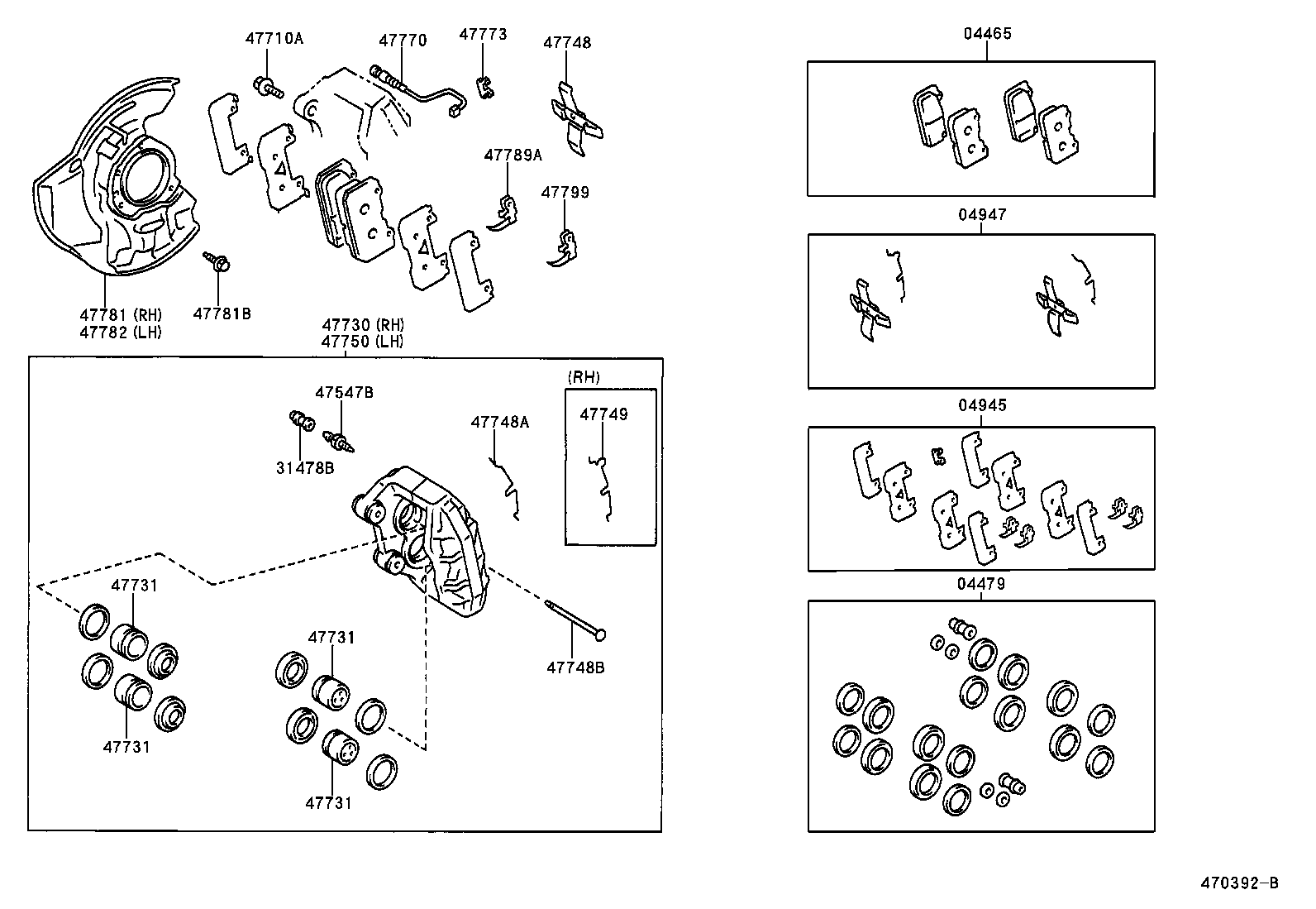 47735-50010 PIN, W/HOLE(FOR FRONT DISC BRAKE ANTI-RATTLE) product image