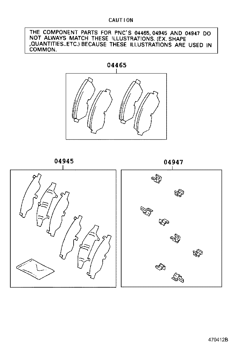 47716-26050 PLATE, PAD SUPPORT, NO.1(FOR FRONT DISC BRAKE) product image