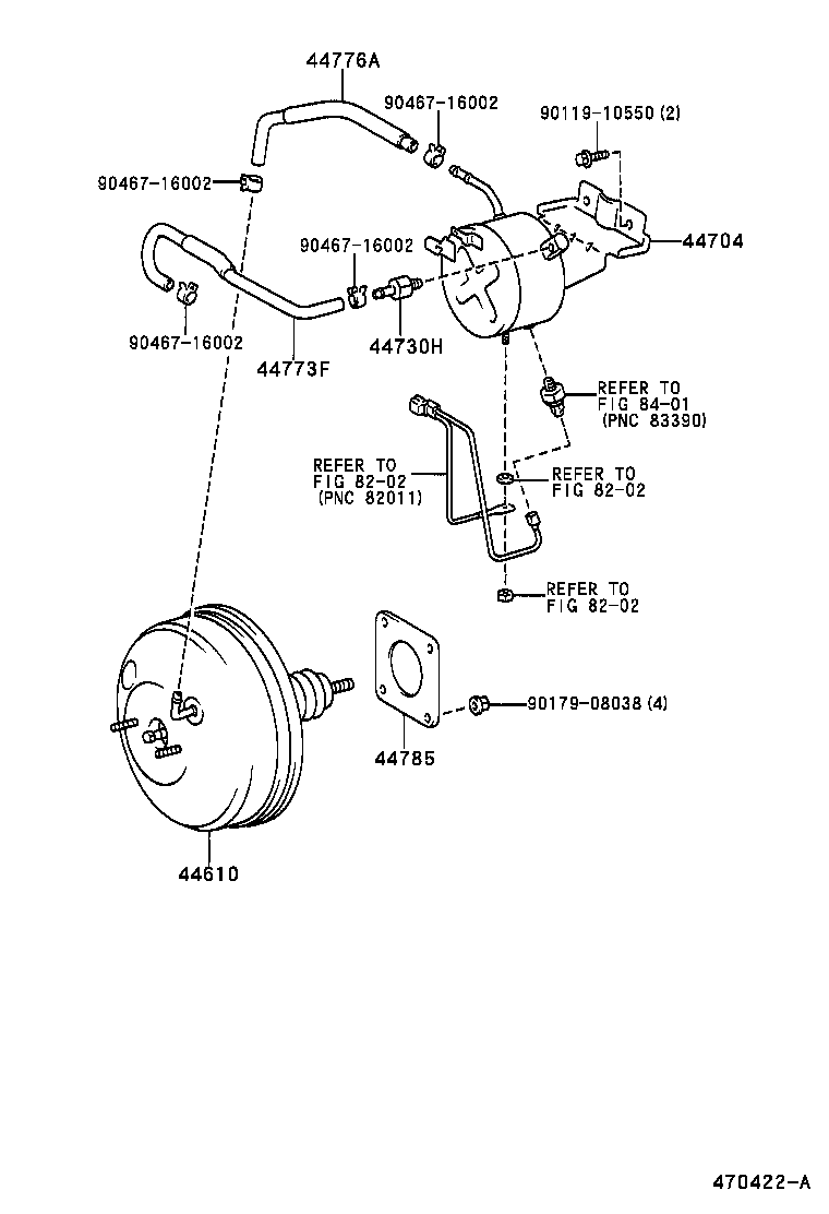 44610-02050 BOOSTER ASSY, BRAKE product image