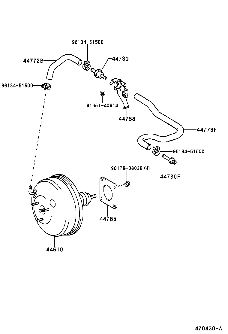 44610-1E460 BOOSTER ASSY, BRAKE product image