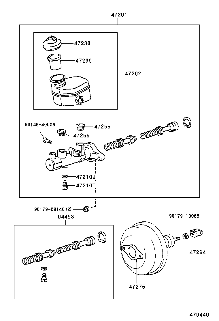 47220-46010 RESERVOIR SUB-ASSY, BRAKE MASTER CYLINDER product image