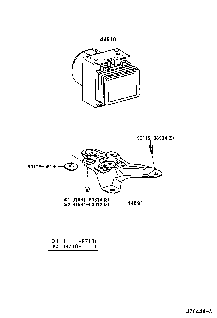 47311-46030 TUBE, FRONT BRAKE, NO.1 product image