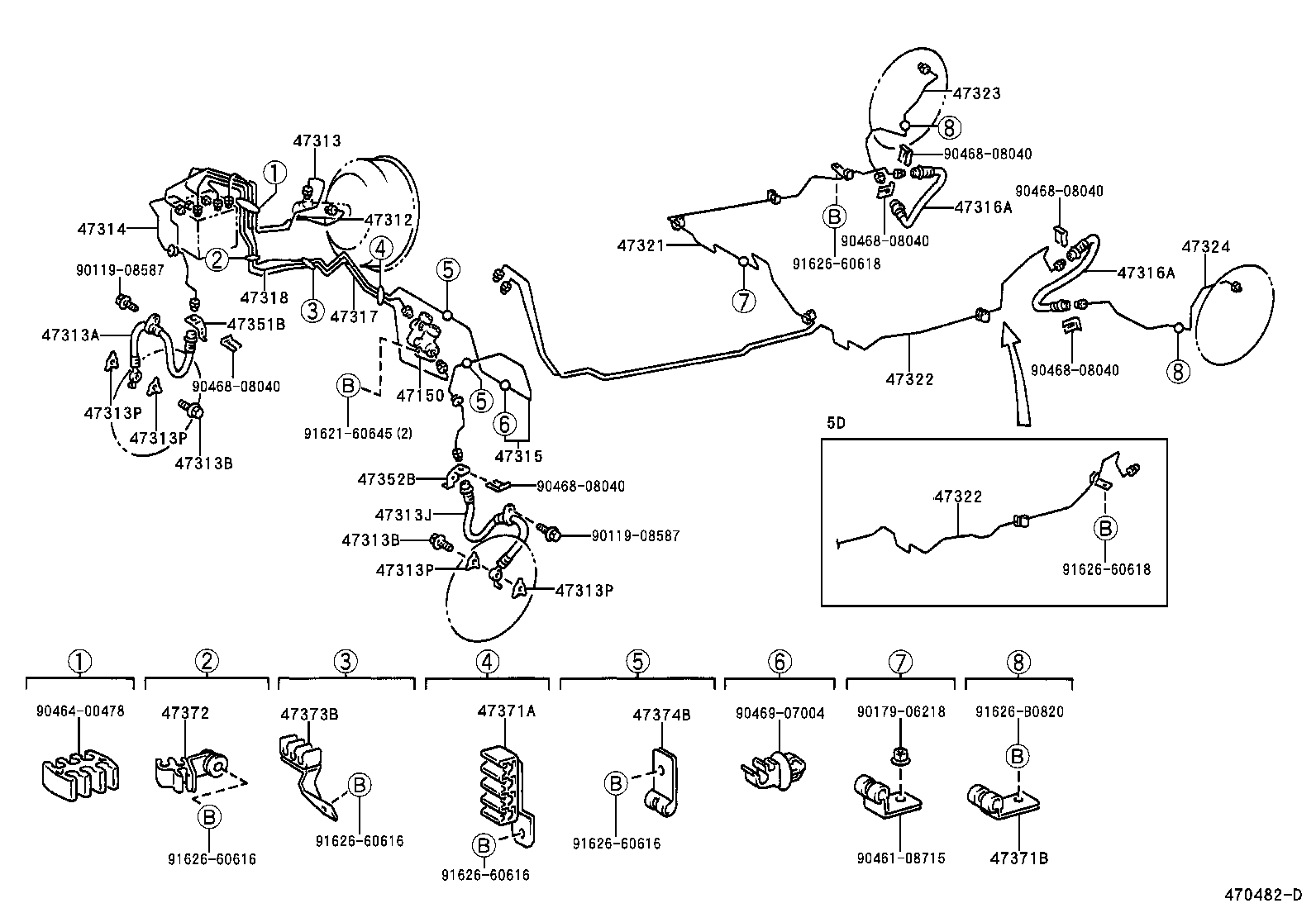 44590-42030 BRACKET ASSY, BRAKE ACTUATOR product image