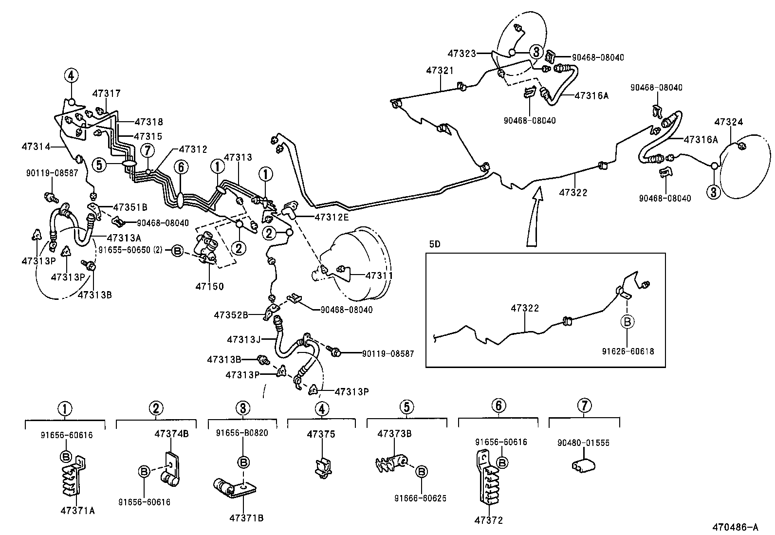 44590-42030 BRACKET ASSY, BRAKE ACTUATOR product image
