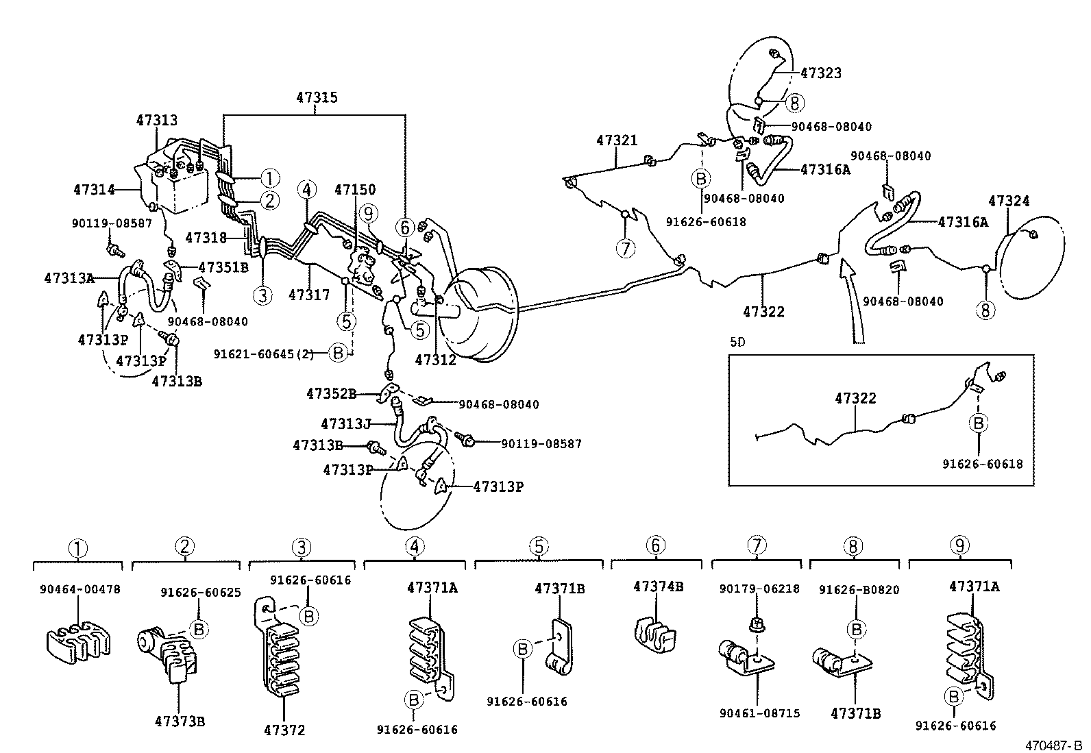 44590-42030 BRACKET ASSY, BRAKE ACTUATOR product image
