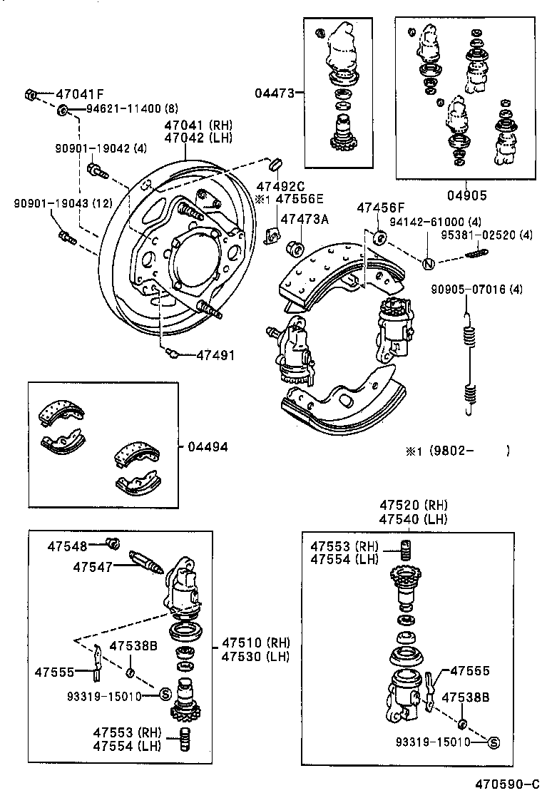 47547-37020 PLUG, BLEEDER(FOR FRONT DRUM BRAKE) product image