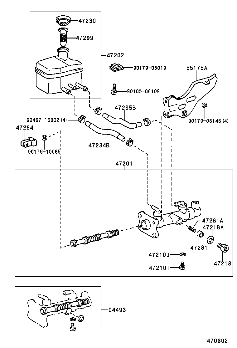 47230-37020 CAP ASSY, BRAKE MASTER CYLINDER RESERVOIR FILLER product image