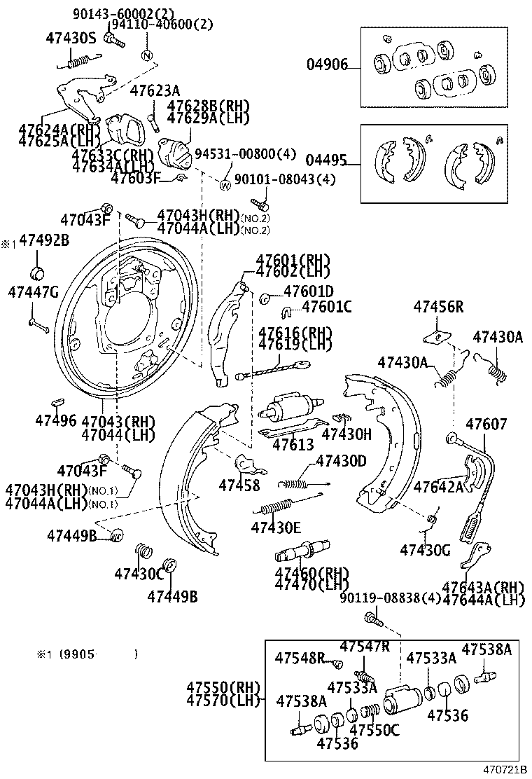 47550-25161 CYLINDER ASSY, REAR WHEEL BRAKE(FOR RH, FRONT OR UPPER) product image