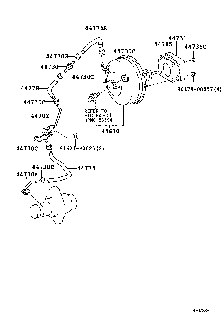 44785-04010 GASKET, BRAKE BOOSTER product image