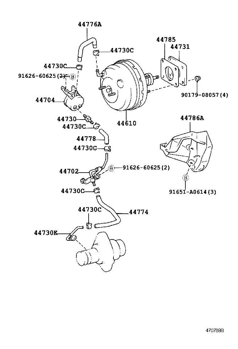 44610-3D860 BOOSTER ASSY, BRAKE product image