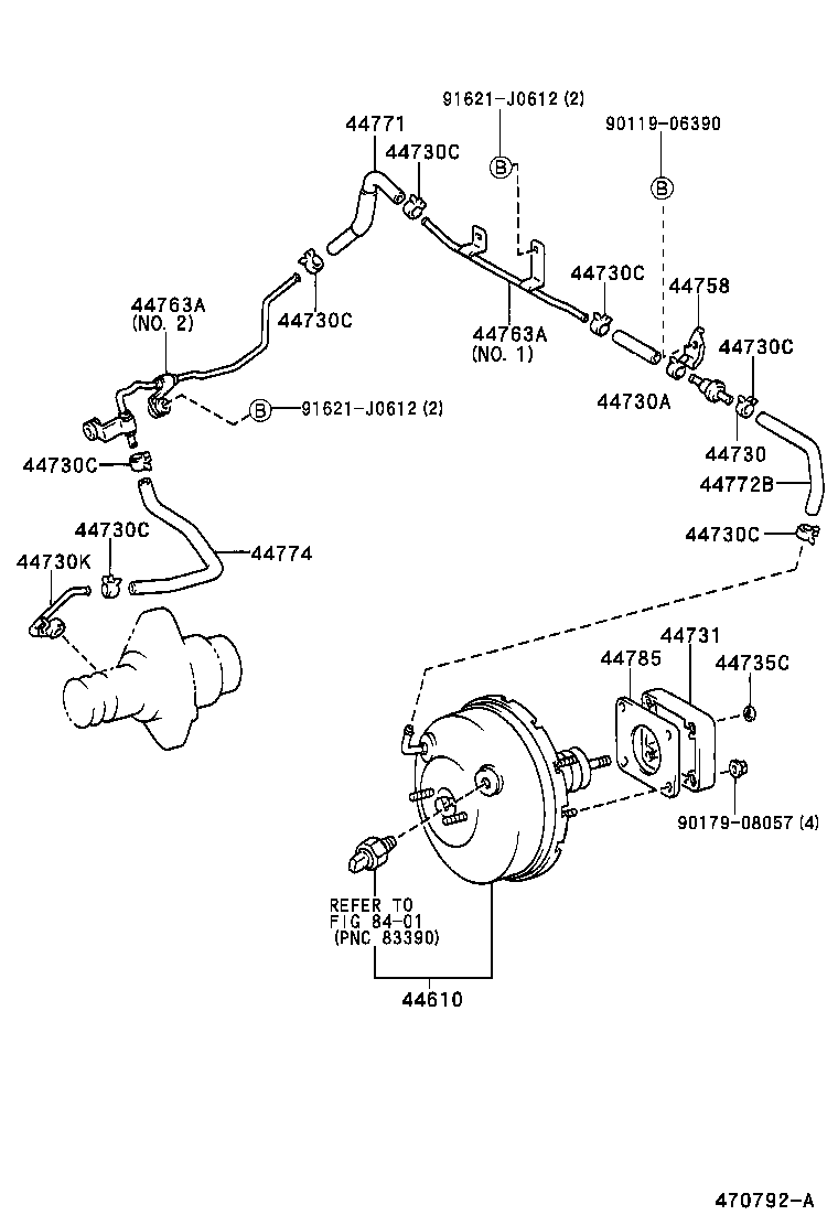 44785-04010 GASKET, BRAKE BOOSTER product image