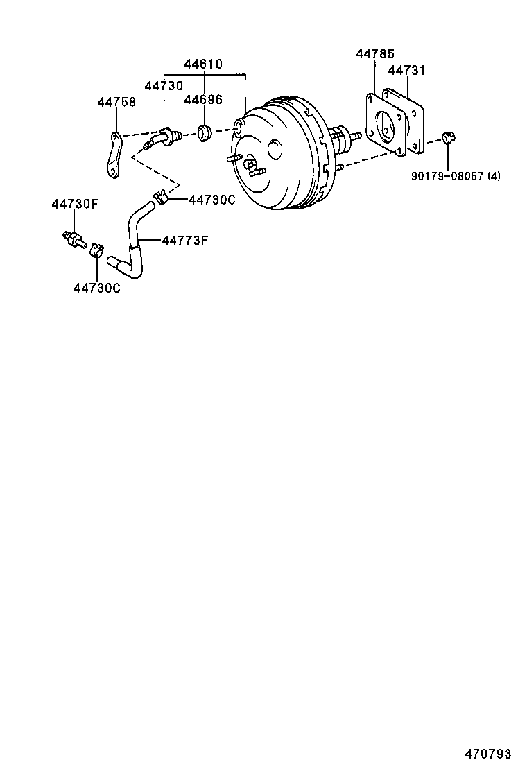 44610-3D860 BOOSTER ASSY, BRAKE product image