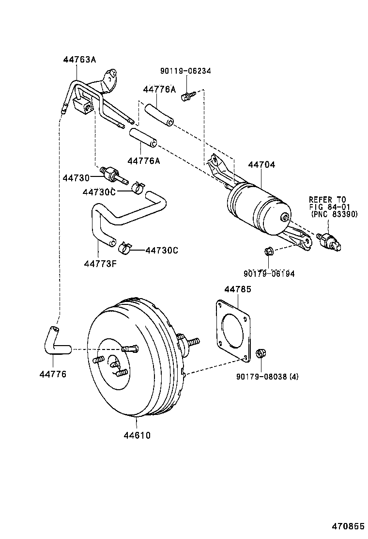 44610-21050 BOOSTER ASSY, BRAKE product image
