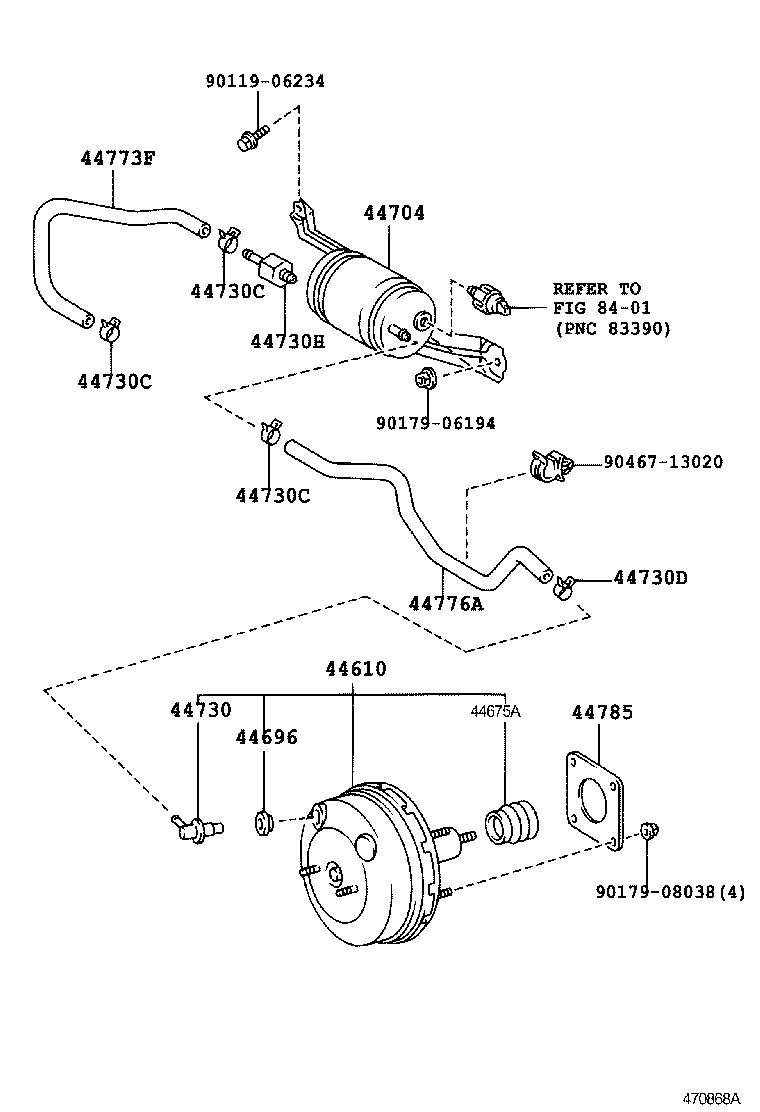 44610-05110 BOOSTER ASSY, BRAKE product image