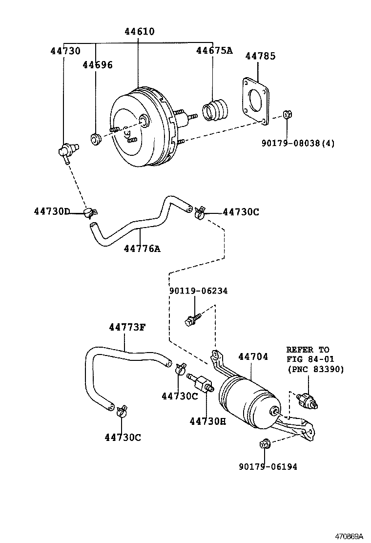 44610-05110 BOOSTER ASSY, BRAKE product image
