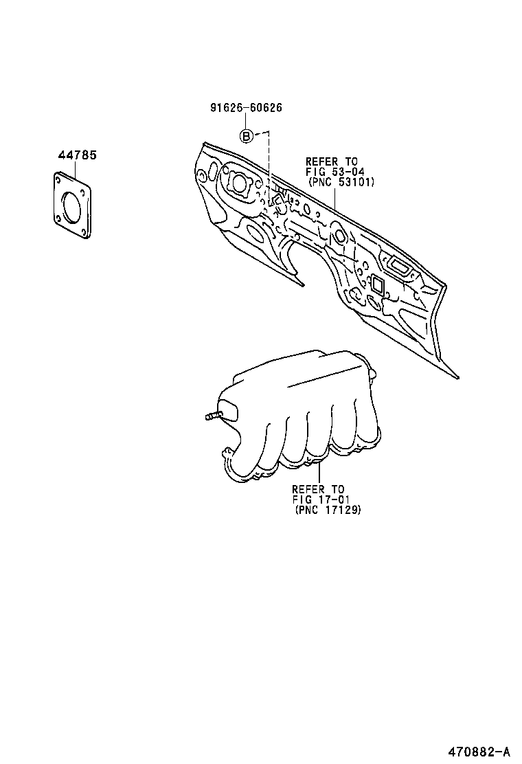 44774-30100 HOSE, UNION TO CONNECTOR TUBE product image