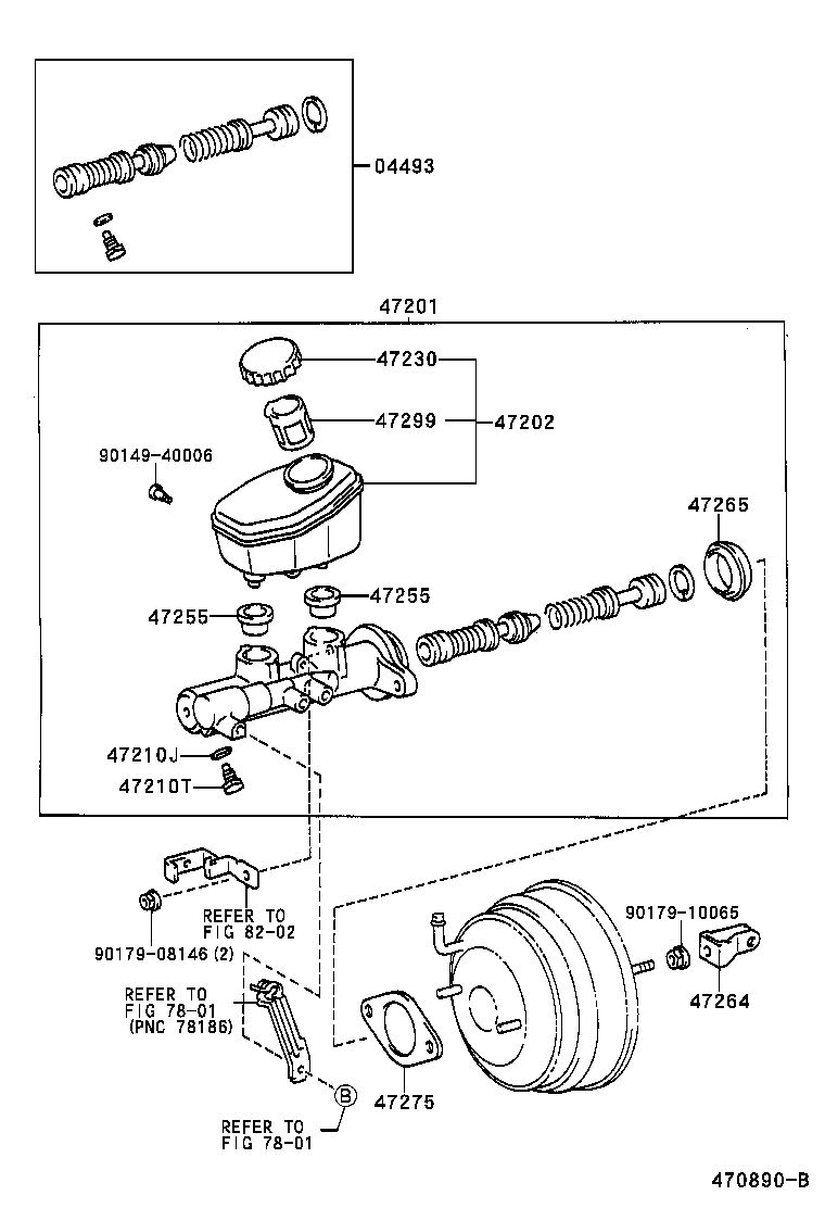 44591-30230 BRACKET, BRAKE ACTUATOR, NO.1 product image