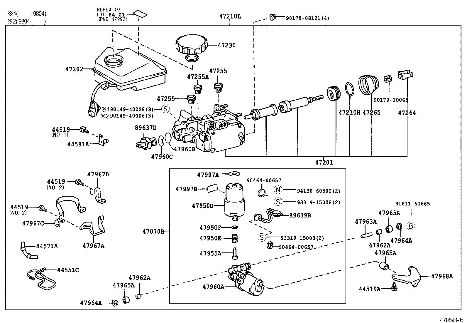 44591-30230 BRACKET, BRAKE ACTUATOR, NO.1 product image