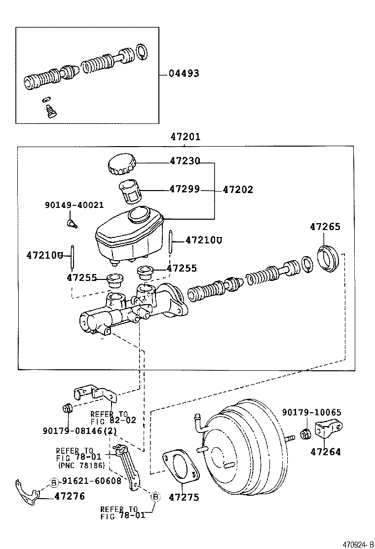 44591-30230 BRACKET, BRAKE ACTUATOR, NO.1 product image