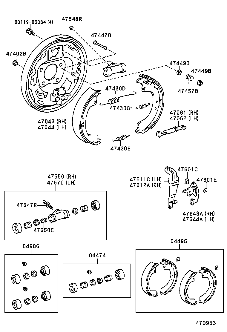 04906-06010 CUP KIT, REAR WHEEL CYLINDER product image