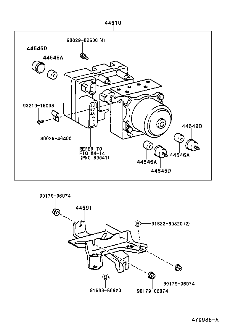 47311-21020 TUBE, FRONT BRAKE, NO.1 product image