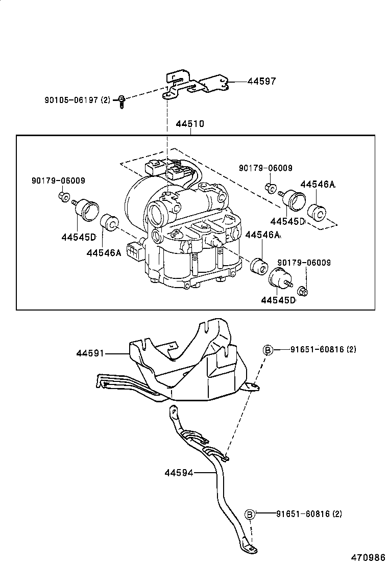 47311-28281 TUBE, FRONT BRAKE, NO.1 product image