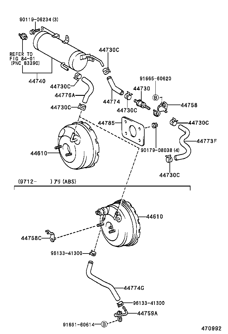 44610-10420 BOOSTER ASSY, BRAKE product image