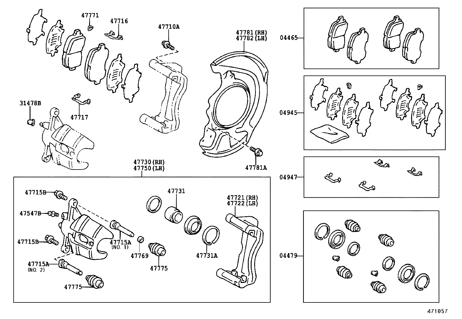 47781-48010 COVER, DISC BRAKE DUST, FRONT RH product image