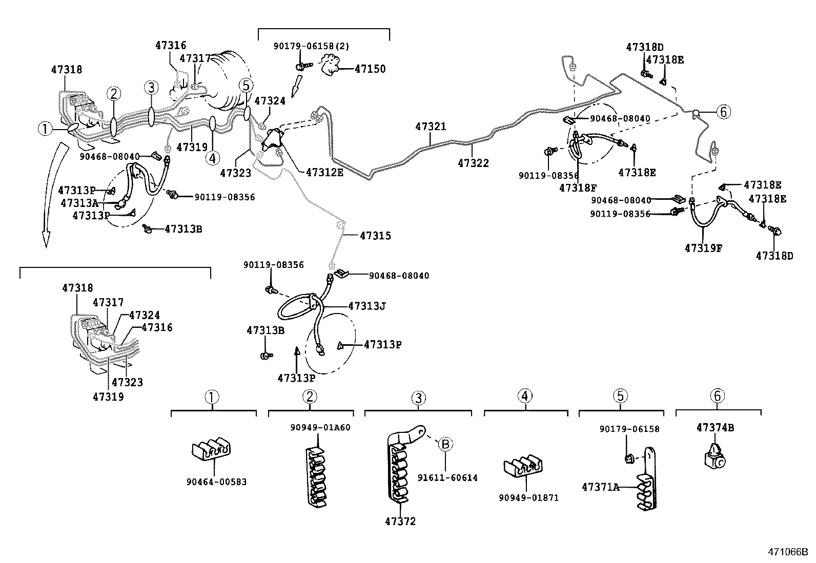 44590-48020 BRACKET ASSY, BRAKE ACTUATOR product image