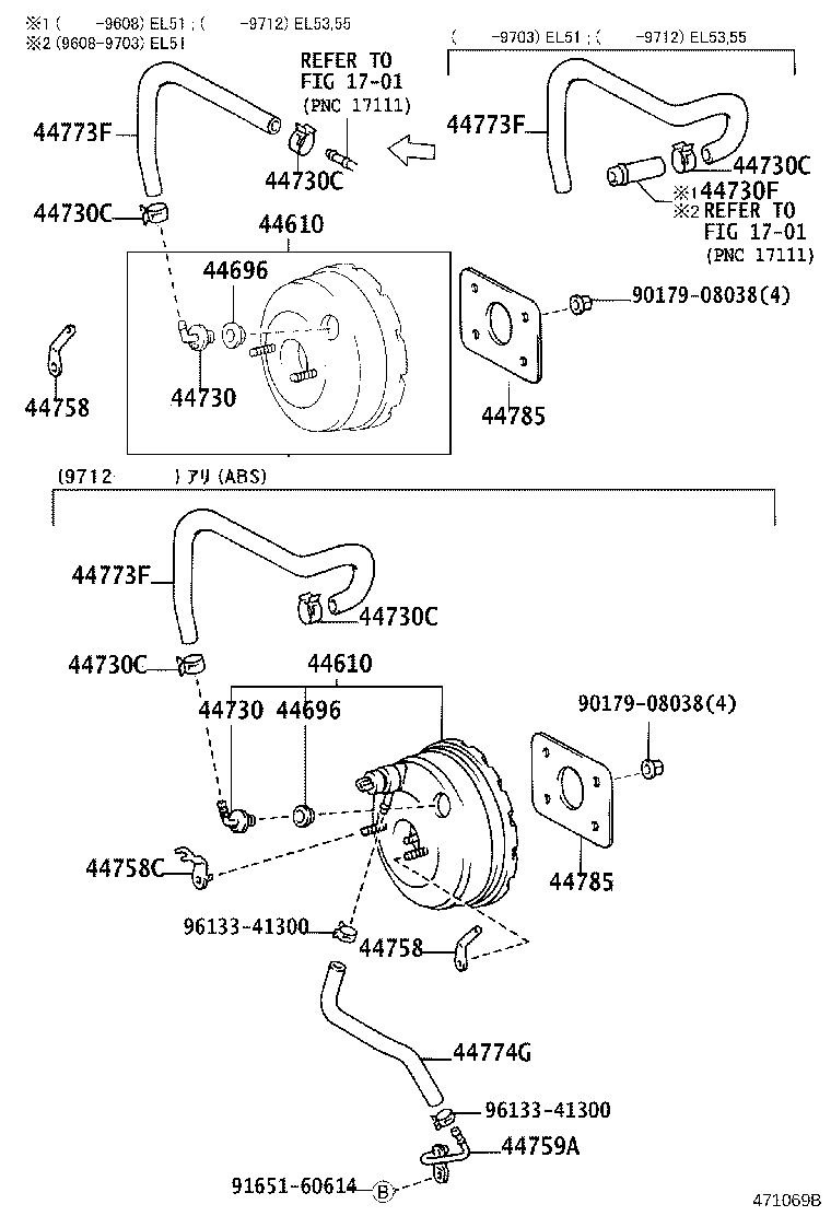 44740-16030 RESERVOIR ASSY, VACUUM product image