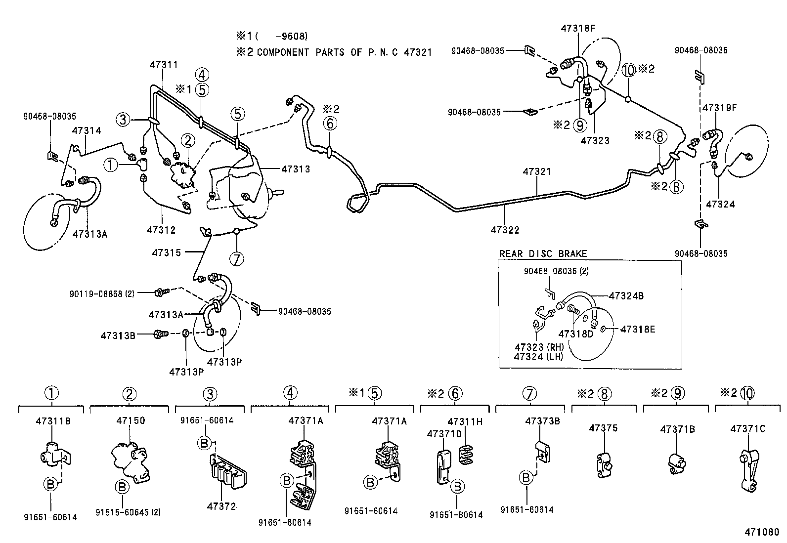 47150-12110 VALVE ASSY, PROPORTIONING product image