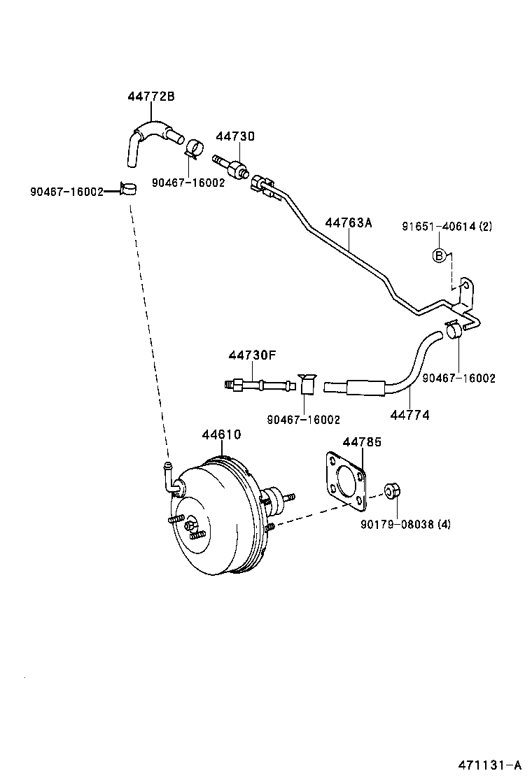 44610-1E350 BOOSTER ASSY, BRAKE product image