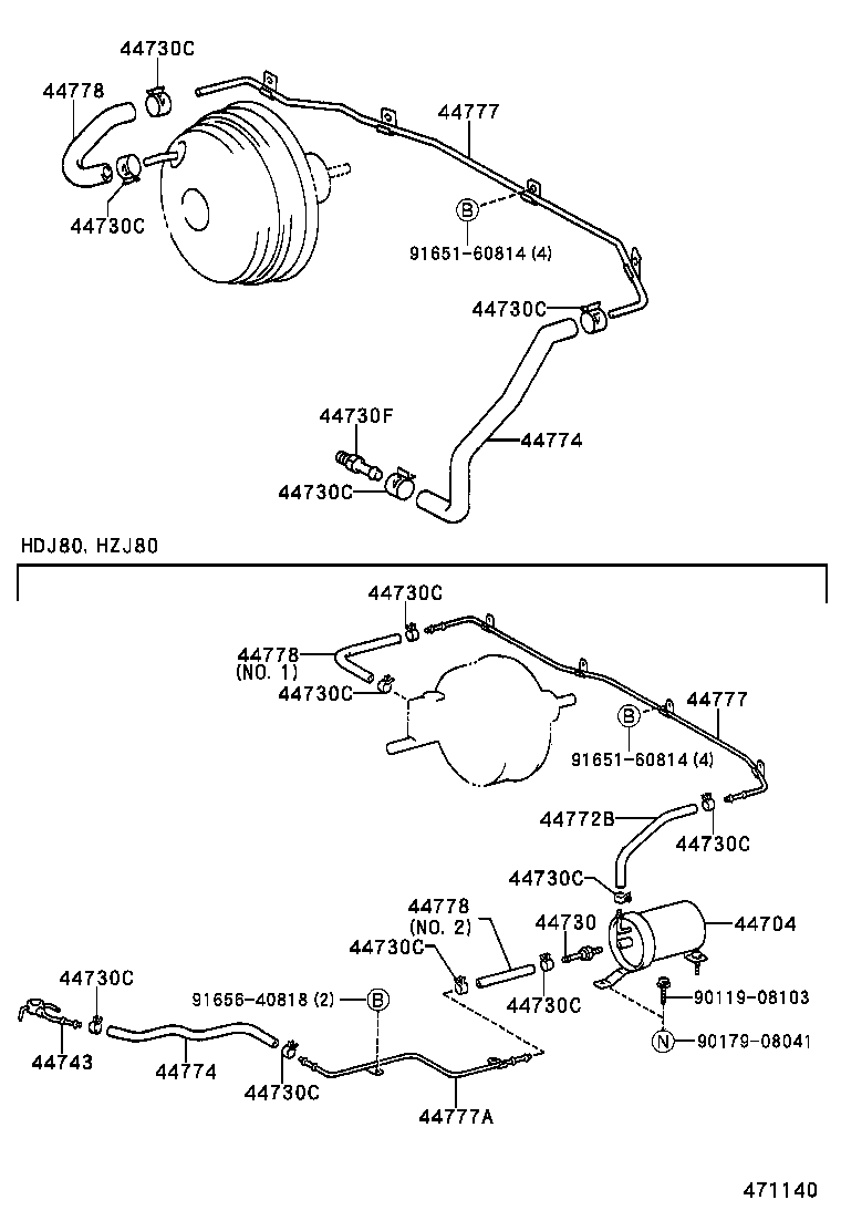 44610-60760 BOOSTER ASSY, BRAKE product image