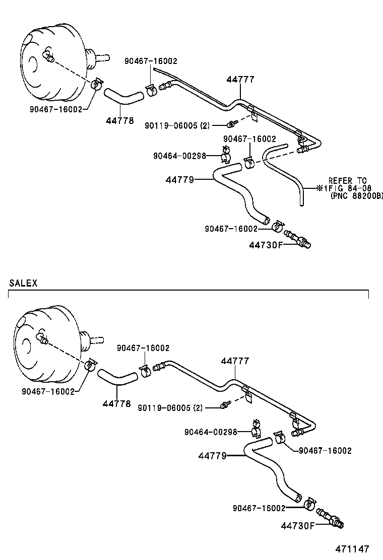 44610-30871 BOOSTER ASSY, BRAKE product image