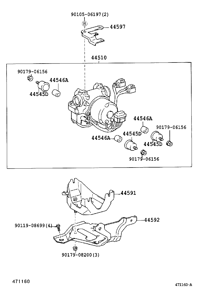 47311-60460 TUBE, FRONT BRAKE, NO.1 product image