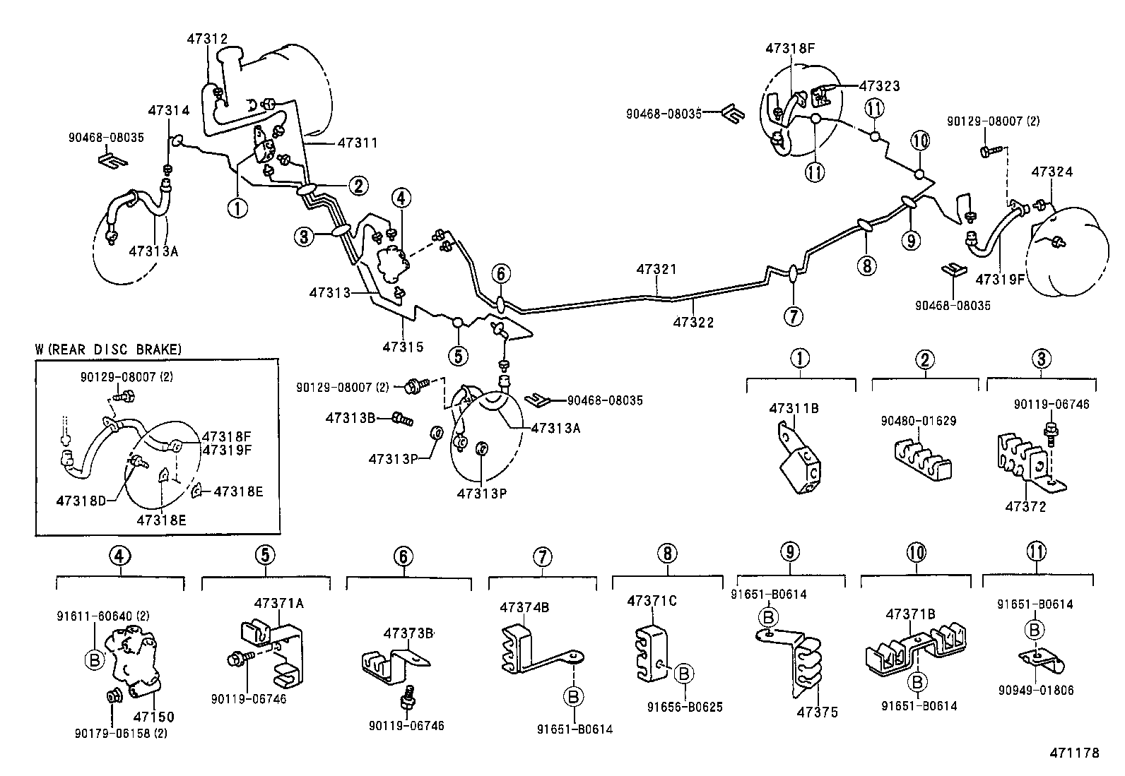 44510-20110 ACTUATOR ASSY, BRAKE product image