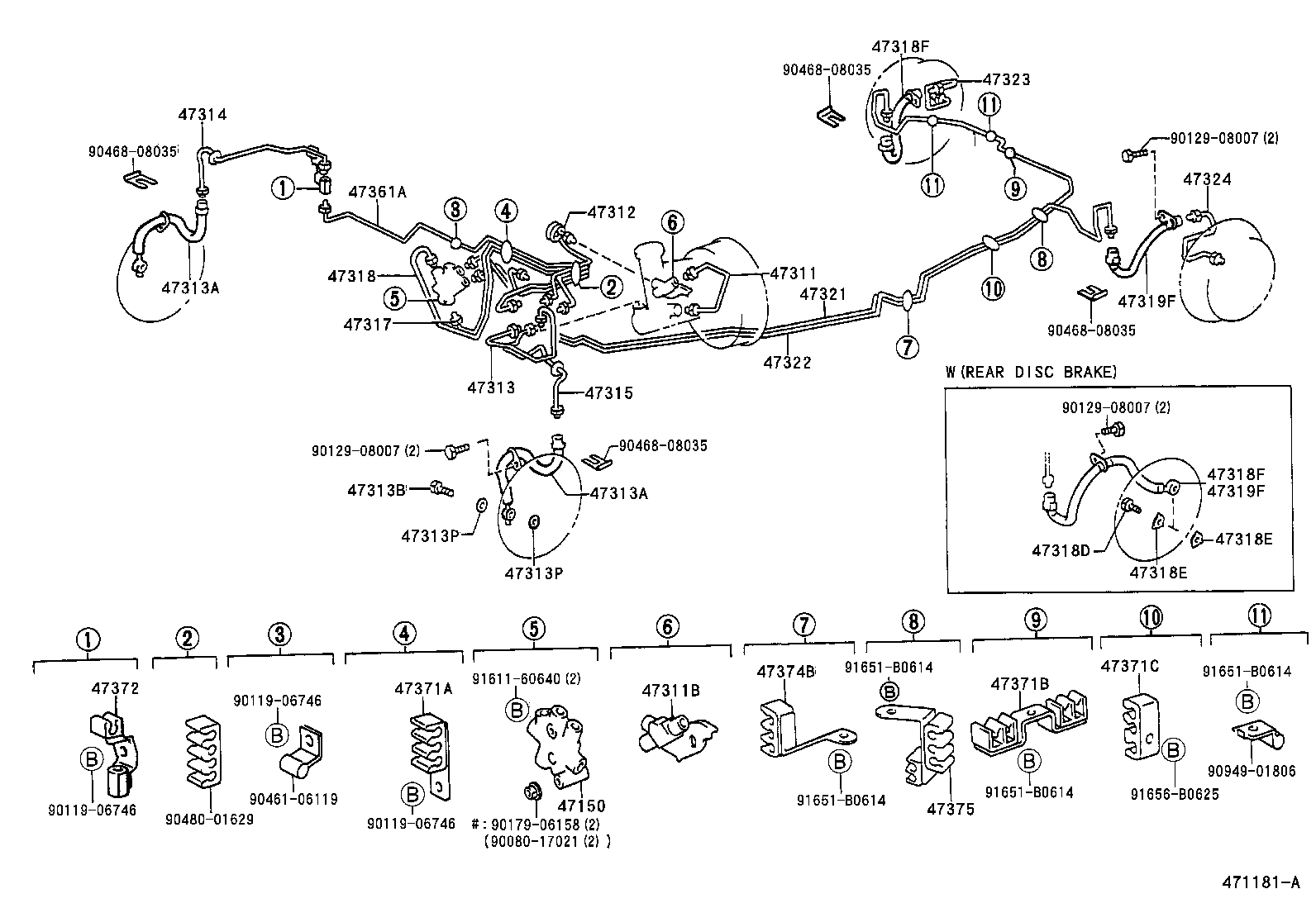 44510-20110 ACTUATOR ASSY, BRAKE product image