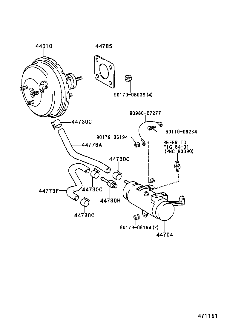44610-2D800 BOOSTER ASSY, BRAKE product image