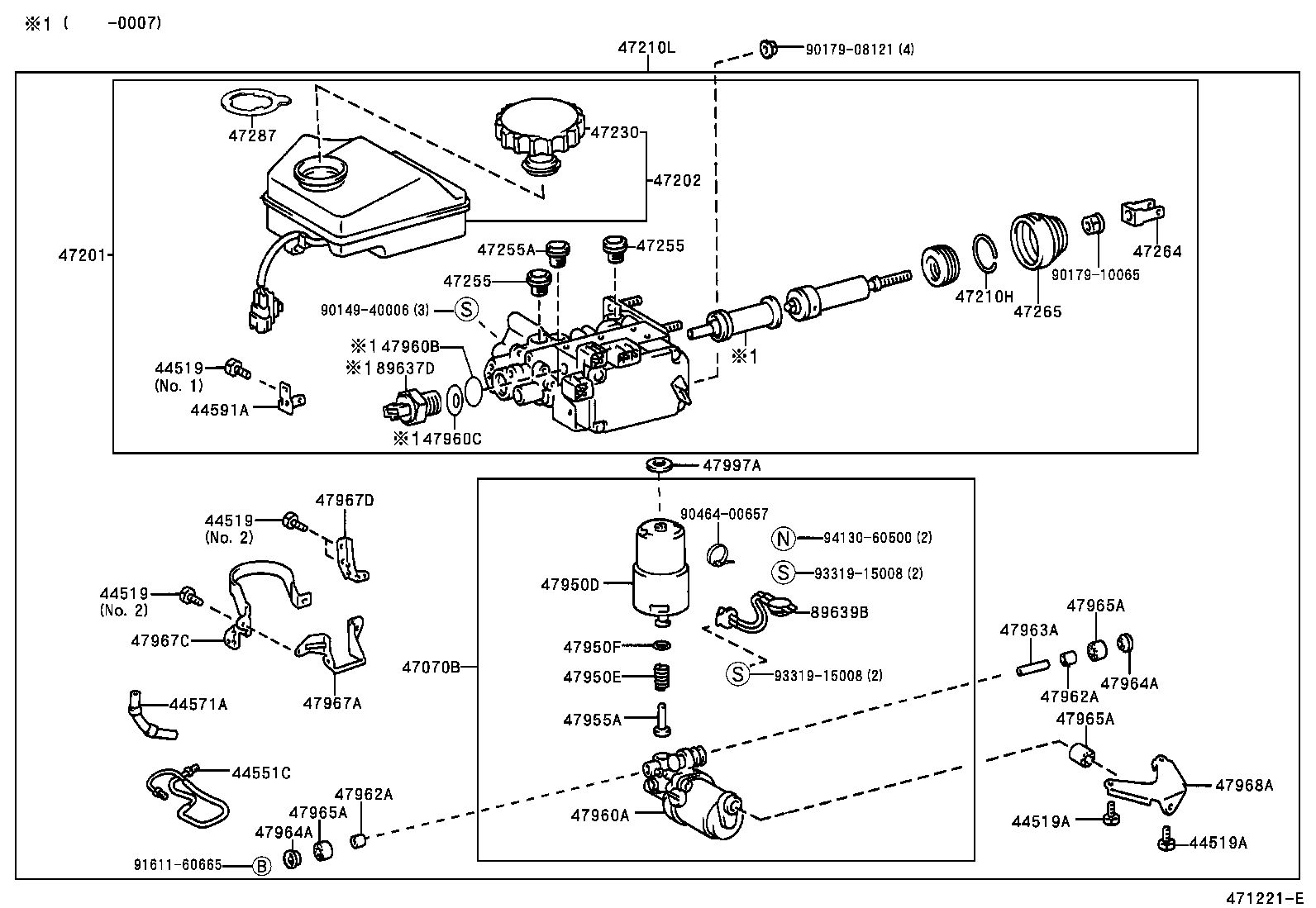 47225-30010 CAP ASSY, BRAKE MASTER CYLINDER RESERVOIR FILLER product image