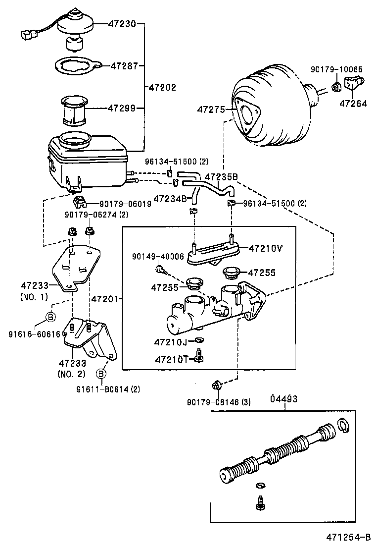 47233-44050 BRACKET, RESERVOIR product image