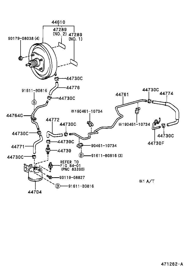 44610-26441 BOOSTER ASSY, BRAKE product image