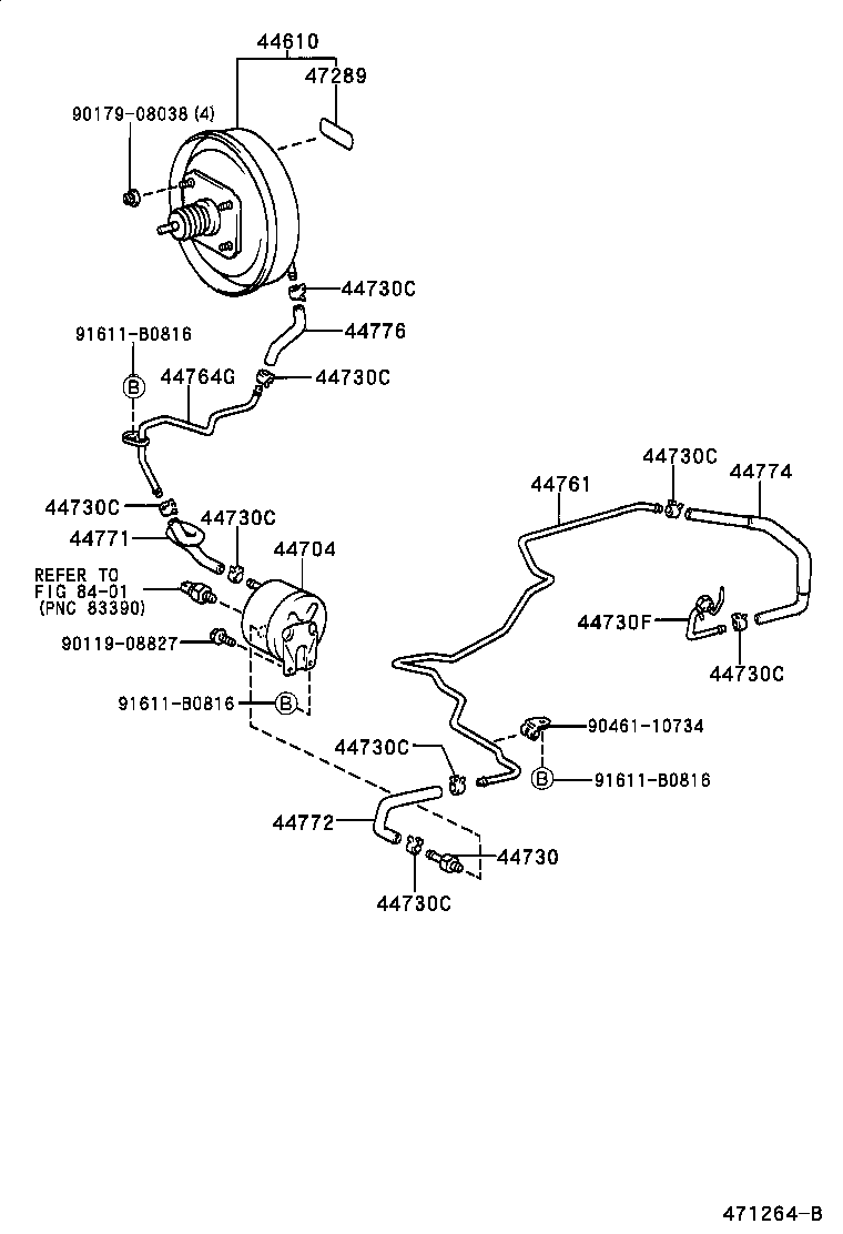 44610-26441 BOOSTER ASSY, BRAKE product image