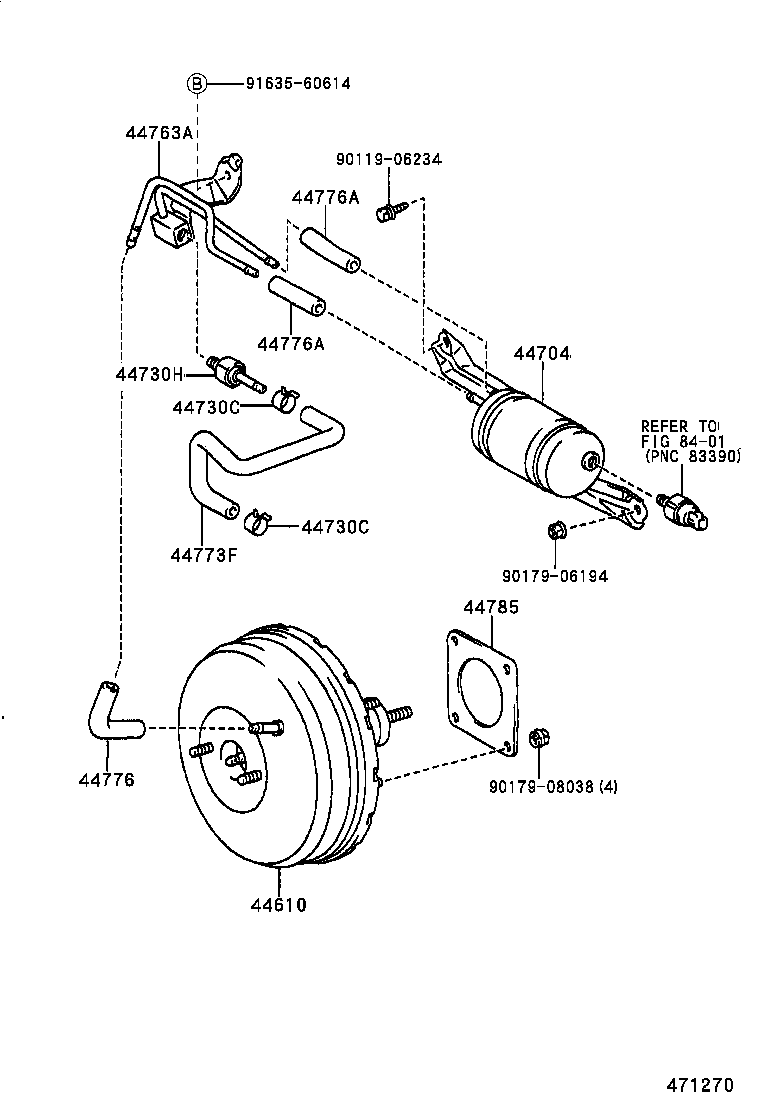 44610-2D880 BOOSTER ASSY, BRAKE product image