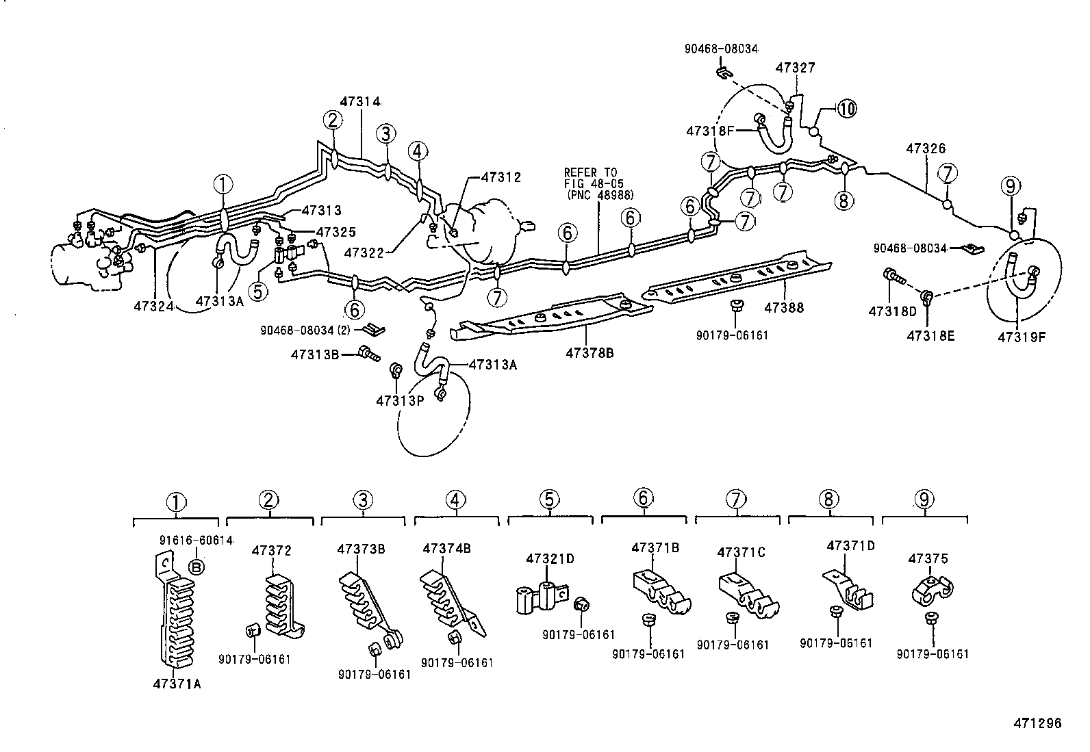 47378-50030 PROTECTOR, TUBE, UPPER product image