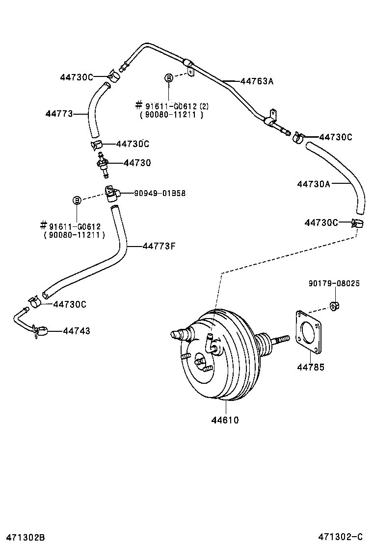 44610-38150 BOOSTER ASSY, BRAKE product image