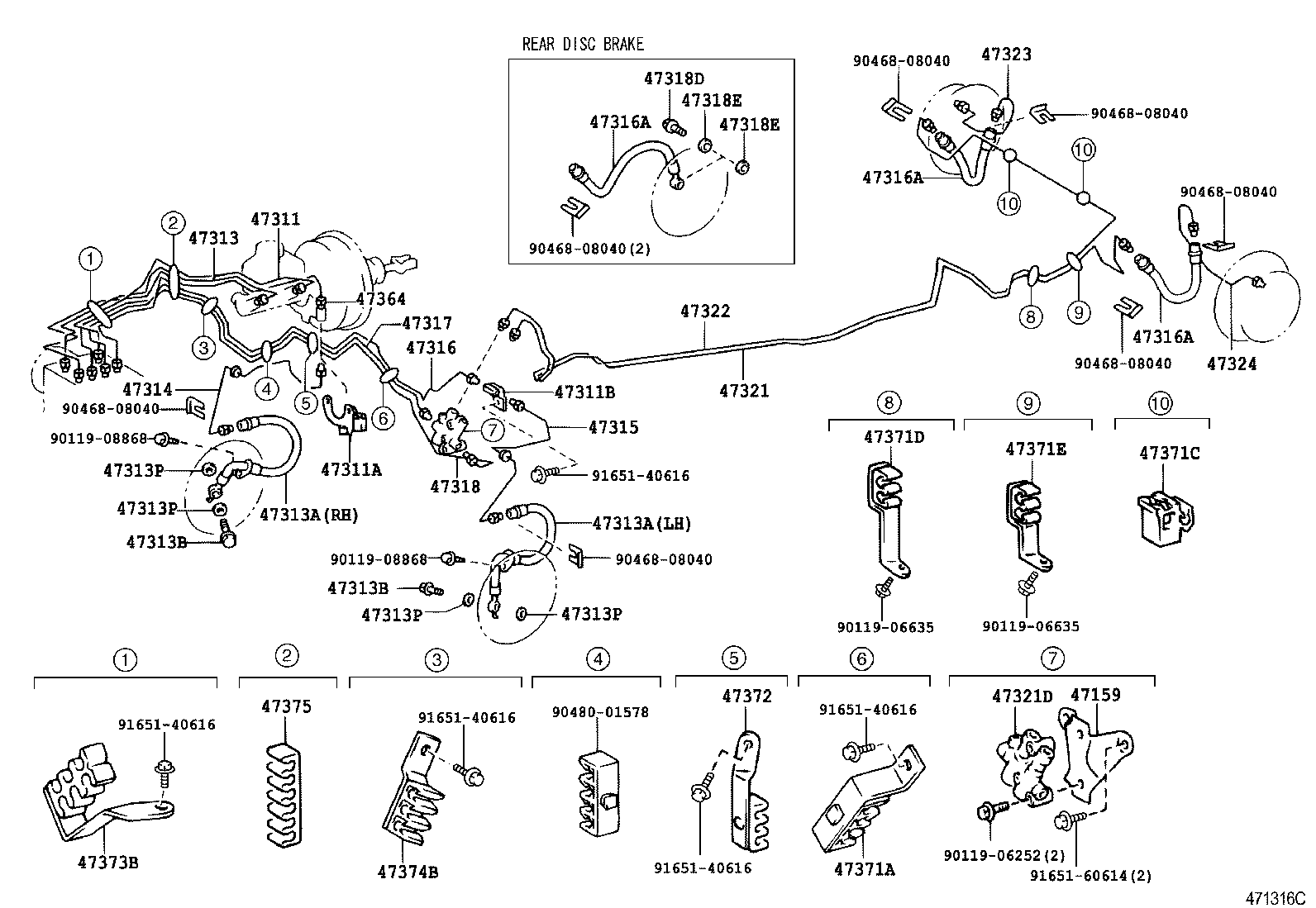 44050-02020 ACTUATOR ASSY, BRAKE product image