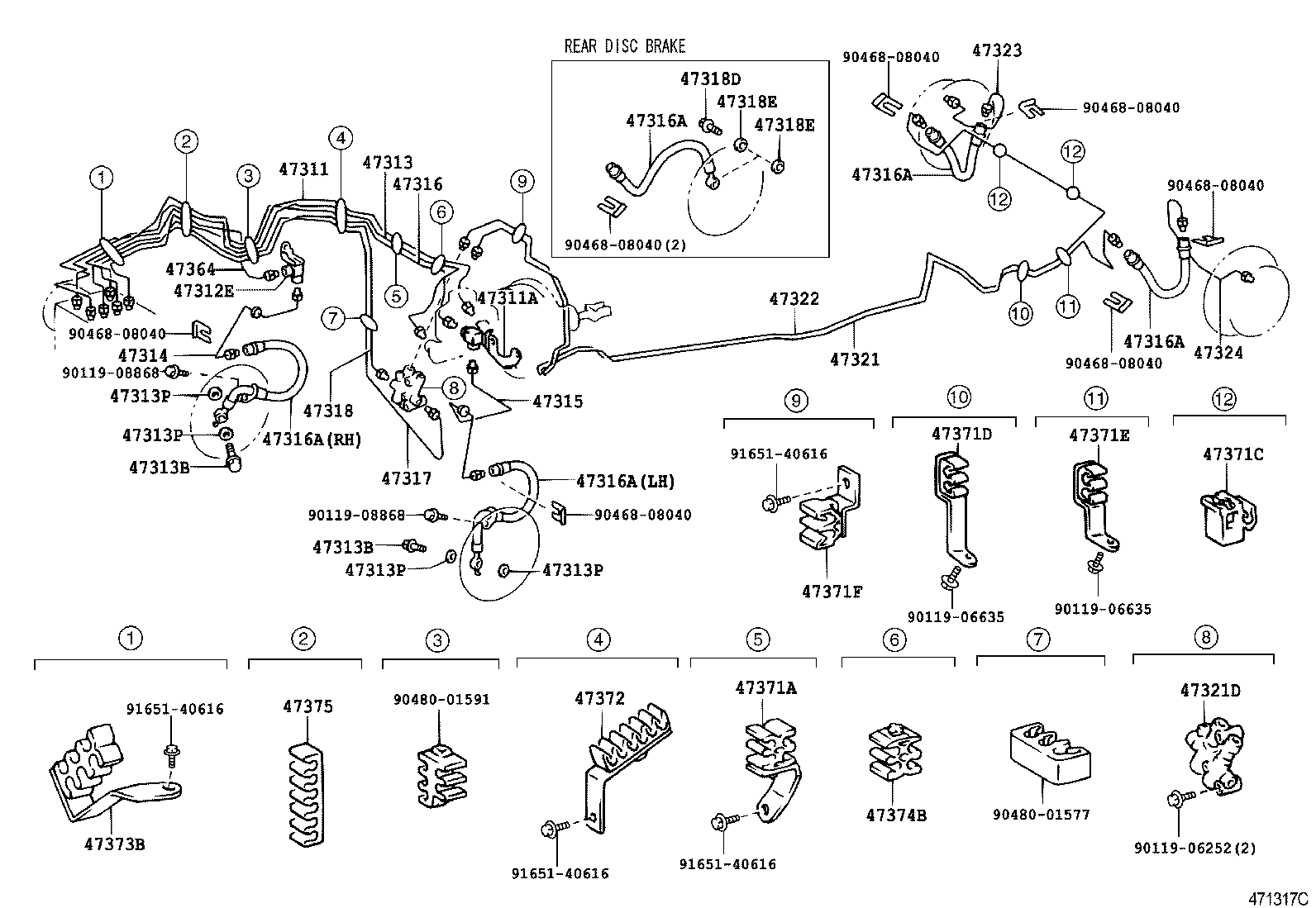 44050-02020 ACTUATOR ASSY, BRAKE product image